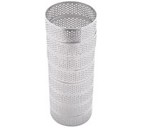 Cpolebev per Torta in Acciaio Inossidabile da 8 Pezzi, per Mousse per Torta Perforato Resistente al per Torta Rotolato Doppio Rotondo Stampo in Metallo 6 Cm