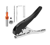 Cpolebev Perforatore Singolo da 5/16 Pollici-8 Mm, Perforatore Singolo per Carichi Pesanti da 5 Pezzi, Portatile per Carta Tenuto In Mano Lungo per Carte di Carta Durevole Facile Installazione