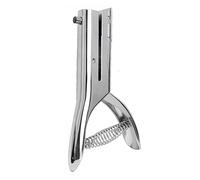 Cpolebev Perforatrice da 1/8 di Pollice, Perforatrice per Impieghi Gravosi, Carta di Carta Portatile Portatile Lunga, 2 Pollici di Profondità (3 Mm)