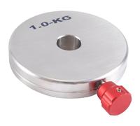 Cpolebev Pesante in Acciaio Inossidabile A Contrappeso di 1 kg, con Foro Interno di 20,5 Mm, Accessorio per Telescopio Adattabile A Strumenti Telescopici Equatoriali.