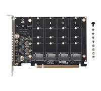 Cpolebev PH44 NVME Scheda Array A 4 Dischi Scheda Split Array Segnale PCIE