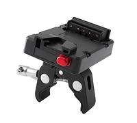 Cpolebev Piastra Adattatore per Alimentatore Batteria con Attacco Mini Nano V-Lock con Morsetto A Pinza per Accessori per la Sostituzione della Batteria Mini V-Mount