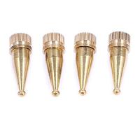 Cpolebev Picchi per Altoparlanti per Piedini Hi-Fi, Supporti per Altoparlanti, Filettatura M8 nel Rame, 36,2 Mm (H) 4 Pezzi