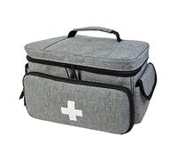 Cpolebev Piccola Borsa di Stoccaggio per Infermieri Kit di Scatola di Stoccaggio di Primo Soccorso per La Casa