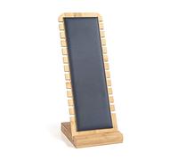 Cpolebev Piccole Dimensioni in Pelle di bambù Morbido Tappetino Multiplo Espositore per Collane Collane Bracciali Catene Porta Organizer per Casa A