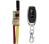 Cpolebev Piccolo Interruttore Remoto RF 433MHZ 4.2V 4.5V 5V 6V 7.4V 9V 12V Interruttori Wireless a Contatto Piccolo Relè NO COM NC Mini Interruttore