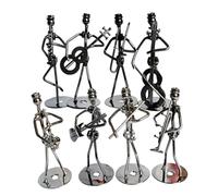 Cpolebev Piccolo Musicista in - Kit Set Band creatività Musicale per la Casa o L'Ufficio, Decorazione da Tavolo o Regalo di Compleanno con 8 Pezzi, Set di Ornamenti da Tavol