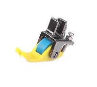 Cpolebev Piedino A Rotelle in Pelle per Macchina da Cucire Industriale Universale, Piedino Piatto per Auto, Tessuto Spesso, per Abbigliamento, Facile da Installare, Facile da Usare A
