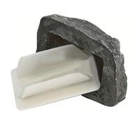 Cpolebev Pietra Finta per Nascondere la Chiave di - Kit Box Set in Resina per la Conservazione Chiave con Aspetto Simulazione Pietra
