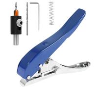 Cpolebev Pinza per Punzonatura Pinza per Punzonatura In Metallo Strumento per Punzonatura di Carte con Fori da 8 mm per Fogli di Plastica Carta Fotografica PVC ABS Apri Pinza per Fori per Chiodi