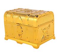 Cpolebev Pirate Treasure Chest Treasure Chest Keepsake Portagioie Giocattolo di Plastica Scatole del Decorazioni per Feste Dimensioni Galvanotecnica