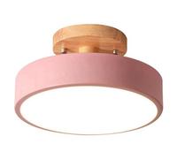 Cpolebev Plafoniere Rosa Moderne LED Nordico Apparecchio di Illuminazione In Legno Apparecchio per Interni Cucina Soggiorno Camera da Letto Bagno Durevole Facile da Installare Facile da Usare