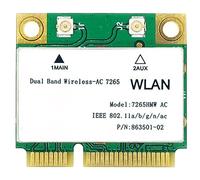 Cpolebev Plastic NIC 1200M WiFi Wireless LAN Dual Band 2.4G 5Ghz Bluetooth 4.2 Adattatore LAN Wireless Gigabit per Win7 Win8 Win10 Linux 7265HMW