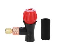 Cpolebev Pompa per Pneumatici per Bici Compatibile con Valvola Presta Schrader per Biciclette da Montagna, Accessori di Ricambio con Manicotto Isolato Incluso