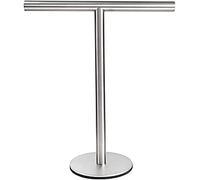 Cpolebev Porta Asciugamani da Bagno in Acciaio Inossidabile A Forma di T Supporto per Asciugamani da Bagno in Acciaio Inossidabile 304 per Piano di della Cucina del Bagno