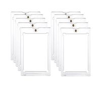 Cpolebev Porta Carte Magnetico Rigido da 10 Pezzi 35PT per Carte Fotografiche Idol Protettiva per Carte Collezionabili Sportive con Caricamento Dall'Alto A