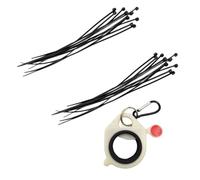 Cpolebev Porta Fascette per Fascette Elettriche Portaoggetti Portatile per Attrezzi Hardware Glow In The Dark Zip Tie Organizer