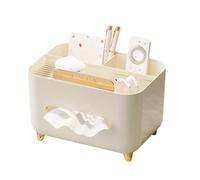 Cpolebev Porta Fazzoletti Multifunzionale, Dispenser Moderno per Fazzoletti, Organizer per Comodino con Copertura In Fazzoletti, C
