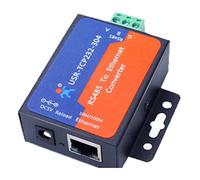 Cpolebev Porta Seriale Modbus da 1 Pezzo Adattatore Modulo Convertitore da RS485 A Ethernet -TCP232-304 Trasmissione Dati DHCP/DNS Supportato