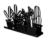 Cpolebev Porta Tovaglioli: Dispenser/Supporto per Fazzoletti Autoportante, Porta Tovaglioli da Tavolo per la Cucina di Casa, Picnic, Feste, Riutilizzabile e Facile da Usare (Cactus)