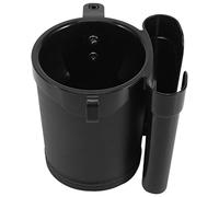 Cpolebev Portabicchieri per Bici con Porta Chiavi per Cellulare, Portabicchieri Universale per Manubrio per Biciclette Scooter,Nero