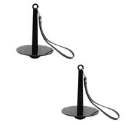 Cpolebev Portafilo da Polso in Acrilico da 2 Pezzi con Cinturino da Polso in Pelle, Supporto Portatile per Palline di Filato, Organizer per Forniture per Maglieria, Facile da Usare A