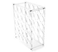 Cpolebev Portarotolo in Vinile, Organizer per la Conservazione di 20 Fori, Portarotolo e Leggero per Decorazioni per Stanze in Carta Artistica