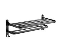 Cpolebev Portasciugamani nel Alluminio Portasciugamani da Parete Portasciugamani da Bagno Portasciugamani Appendiabiti da Bagno Accessori da Bagno Mensola da Bagno