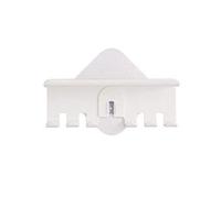 Cpolebev Portaspazzolino Montaggio Un Parete Adesivo Famiglia Bagno Set di Spazzolini da Denti Supporto da Parete Supporto per Portaoggetti Posizionato Dentifricio