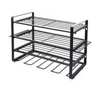 Cpolebev Portautensili Montato A Parete In Metallo, Scaffale Multifunzionale per Utensili Elettrici, Scaffale per Hardware Domestico, Scaffale per Trapano Elettrico