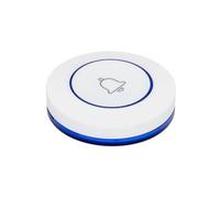 Cpolebev Pulsante di Chiamata per Ristorante, Cercapersone, Campanello Wireless da 433 MHz, Pulsante per di Allarme di Sicurezza Domestica, Hardware Blu