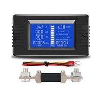 Cpolebev PZEM015 Digitale DC 0-200V Tensione Corrente con Shunt 300A Tester Batteria Auto Misuratore di Tensione Monitor 12V 24V 48V