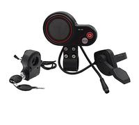 Cpolebev QS-S4 36V-60V Kit Display LCD con Acceleratore A Pollice + Chiave di Blocco 'Accensione per Parti di Ricambio Display per Scooter Elettrico Zero 8 9 10 8X 10X 6PIN