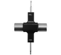 Cpolebev Quad Chiave M5 con Strumento per Cuscinetto Unidirezionale Integrato Cacciavite da 1,5 Mm/2 mm Motore ' di Rilascio per RC FPV Racing Drone Facile da Usare