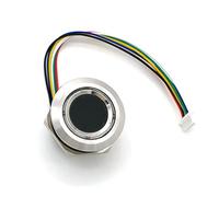 Cpolebev R503 Indicatore LED Ad Circolare Rotondo RGB Controllo LED DC3.3V MX1.0-6Pin Scanner Sensore Modulo Impronte Digitali Capacitivo, 15 mm