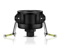 Cpolebev Raccordi IBC Tote per 275 330 Tote Tank-2 Pollici Cam Lock Raccordi-Per 3/4 Pollici Filettatura da Giardino IBC Tote Adapter