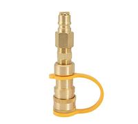 Cpolebev Raccordi per Adattatori Propano in con Connettore Rapido per Gas Naturale da 3/8 di Pollice per Tubo Propano per Gas LP A Sgancio Rapido
