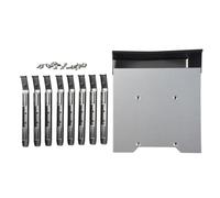 Cpolebev Rack Un Gabbia per Dischi Rigidi HDD Un 4 Alloggiamenti di Grande capacità 5 Pollici 3 Alloggiamenti per unità Ottiche Un 3,5 Pollici SAS SATA Vassoio per Dischi Rigidi
