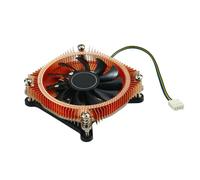 Cpolebev Radiatore CPU Interamente in Rame Chassis HTPC Ventola Silenziosa Controllo Temperatura CPU Radiatore Ultrasottile Mini Chassis Durevole Facile Installazione