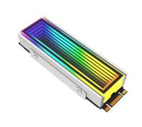 Cpolebev Radiatore per Computer M.2 ARGB 2280 SSD Radiatore M2 PC RGB M.2 Nvme Cooler Dissipatore di Radiatore M2 ARGB Endless Abyss Effect
