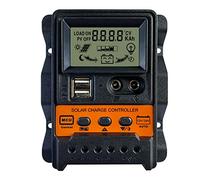 Cpolebev Regolatore di Carica Solare 30A Regolatore di Batteria del Pannello Solare 12V24V Regolatore Automatico 2 Display LCD USB Scaricatore di Carico
