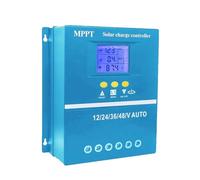 Cpolebev Regolatore di Carica Solare MPPT Batteria 12V Automatico, Regolatore Pannello Solare Fotovoltaico 60A