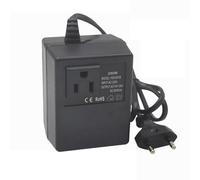 Cpolebev Regolatore di Tensione del Trasformatore di Potenza 220V A 110V Convertitore di Tensione Step-Down Trasformatore Inverter 200W Spina UE