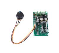 Cpolebev Regolatore di Velocità Motore DC PWM 20A 12V 24V 36V 48V con Interruttore A Manopola Potenziometro