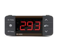 Cpolebev Regolatore Digitale Della Temperatura 220V Interruttore di Sensore Termostato Sbrinamento Refrigerazione Frigorifero (EK-3010) Facile Installazione