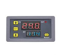 Cpolebev Relè di Temporizzazione Digitale Display a LED Interruttore di Controllo del Timer di Temporizzazione Regolabile Interruttore di Ritardo del Relè DC12V