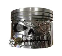 Cpolebev Resina Intagliata Scheletro Scultura Ornamento Cosplay Halloween Pistone Teschio Faccia Scultura Figurine Art Desktop C