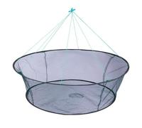 Cpolebev Rete da Pesca Portatile Pieghevole A Mano con Corda da Pesca per Catturare Pesci, Granchi e Aragoste. Accessori da Pesca.