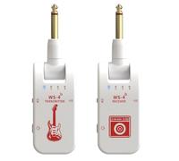 Cpolebev Ricetrasmettitore Wireless per Chitarra 2.4G, Ricetrasmettitore per Trasmissione Audio A Cerbottana Elettrica, 8 Canali, Durata 10 Ore B
