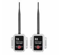 Cpolebev Ricetrasmettitore Wireless Trasmettitore/Ricevitore Wireless AHD per Telecamera per Camion Cablata Fino A 1080P Spina UE Facile da Usare
